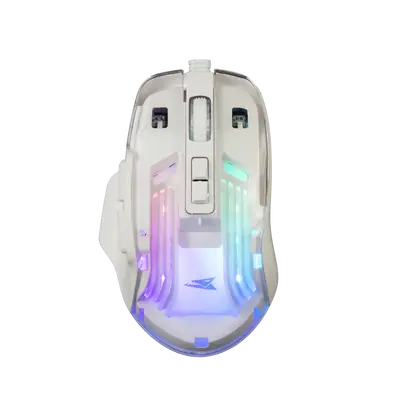 Baracuda MIŠ BGM-062 ANGLERFISH - Bijeli / 3600 dpi