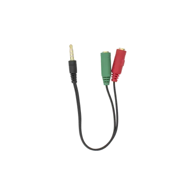 KABEL SBOX 3,5mm x2 F. 3Pin - 3,5mm M. 4Pin 0,2M