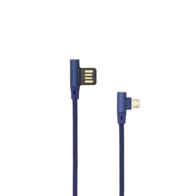 KABEL SBOX USB->Micro USB 90 M/M 1,5M Plavi