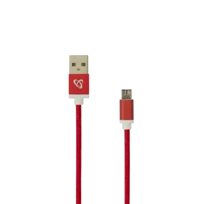 KABEL SBOX USB->MICRO USB M/M 1,5M Fruity Crveni
