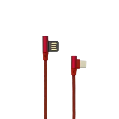 KABEL SBOX USB->TYPE-C 90 M/M 1,5M Crveni