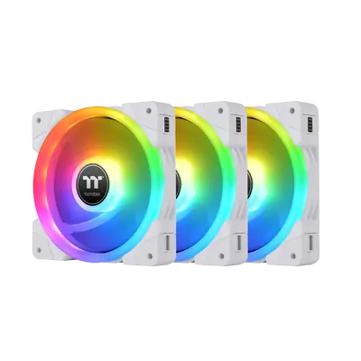 THERMALTAKE VENTILATOR ZA KUCIŠTE SWAFAN EX12 RGB WHITE 3KOM