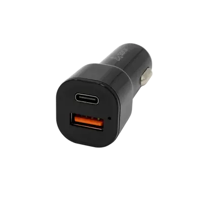 USB AUTO PUNJAC SBOX CC-038 / 2 ULAZA - 38 W Crni