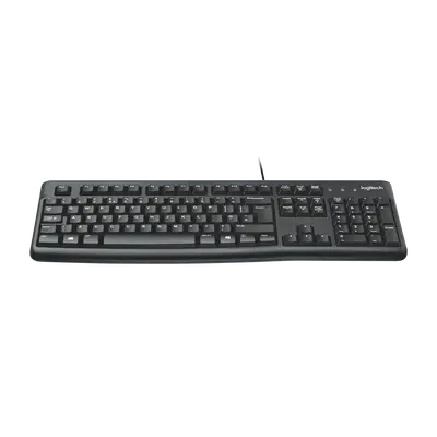 LOGITECH TIPKOVNICA K120, OEM, CRNA